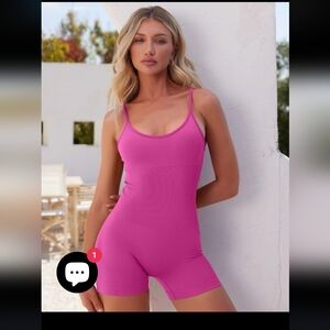 OQQ Pink Bodysuit